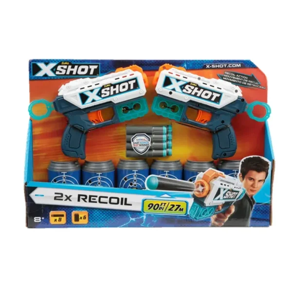 Online Fucile X-Shot 2X Kickback Giochi Di Abilita E Sport