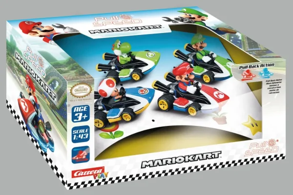 Best Full Speed With Pull&Speed. Pull & Speed Mario Kart 4 Pack Macchinine Telecomandate