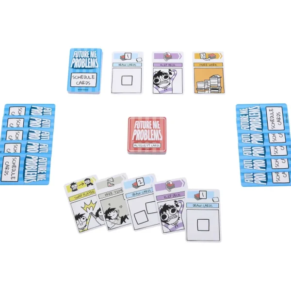 Discount Future Me Problems Gioco Di Carte Di Sarah'S Scribbles, Con 2 Mazzi Di Carte, Da 2 A 4 Giocatori, Perfetto Per Le Serate Di Gioco In Famiglia, Giocattolo Per Bambini, 7+ Anni, Hph14 Giochi Di Carte