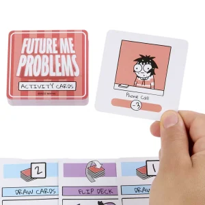 Discount Future Me Problems Gioco Di Carte Di Sarah'S Scribbles, Con 2 Mazzi Di Carte, Da 2 A 4 Giocatori, Perfetto Per Le Serate Di Gioco In Famiglia, Giocattolo Per Bambini, 7+ Anni, Hph14 Giochi Di Carte