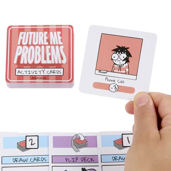 Discount Future Me Problems Gioco Di Carte Di Sarah'S Scribbles, Con 2 Mazzi Di Carte, Da 2 A 4 Giocatori, Perfetto Per Le Serate Di Gioco In Famiglia, Giocattolo Per Bambini, 7+ Anni, Hph14 Giochi Di Carte