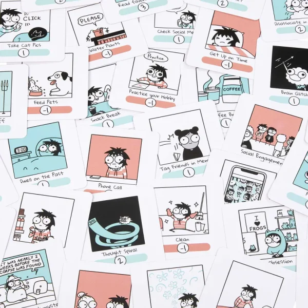 Discount Future Me Problems Gioco Di Carte Di Sarah'S Scribbles, Con 2 Mazzi Di Carte, Da 2 A 4 Giocatori, Perfetto Per Le Serate Di Gioco In Famiglia, Giocattolo Per Bambini, 7+ Anni, Hph14 Giochi Di Carte