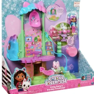 Outlet | La Casa Sull'Albero Con Luci, 2 Personaggi, 5 Accessori, 1 Accessorio, 3 Mobili, Giocattoli Per Bambini Dai 3 Anni In Su Case Delle Bambole