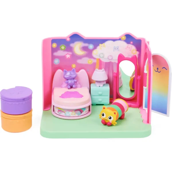 Online , La Camera Da Letto Di Cuscigatta, Mini Playset Stanze Della Casa, Giochi Per Bambini Dai 3 Anni In Su Case Delle Bambole