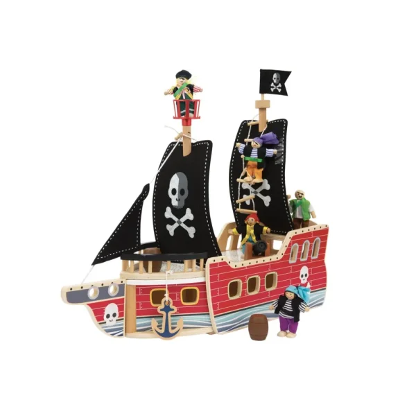 Cheap Galeone Dei Pirati Giochi Di Imitazione In Legno