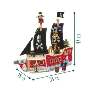 Cheap Galeone Dei Pirati Giochi Di Imitazione In Legno