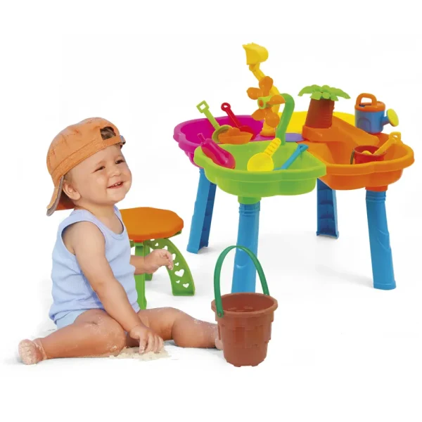 Clearance Game Table Water & Sand: Tavolo Da Gioco Multifunzionale Per Bambini Per Divertimento All'Aria Aperta Centri Gioco