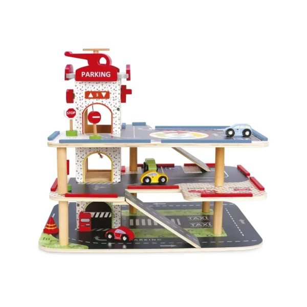 Store Garage A Tre Piani Veicoli In Legno