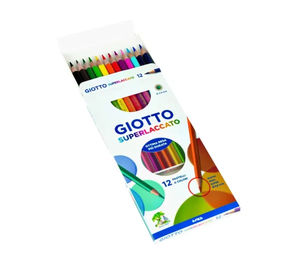 Online Superlaccato Confezione 12 Pastelli Colorati Cancelleria E Accessori