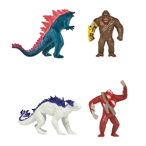 Cheap Godzilla X Kong Mini Personaggi In Cristallo Action Figures