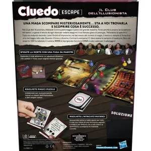 Cheap Cluedo Escape Il Club Dell'Illusionista, Gioco Di Mistero In Versione Escape Room Giochi Escape Room Ed Enigmi