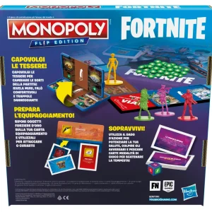 Shop Monopoly Fortnite Flip Edition, Gioco Da Tavolo Dai 13 Anni In Su Giochi In Scatola Per Famiglia