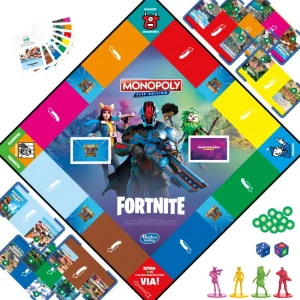 Shop Monopoly Fortnite Flip Edition, Gioco Da Tavolo Dai 13 Anni In Su Giochi In Scatola Per Famiglia