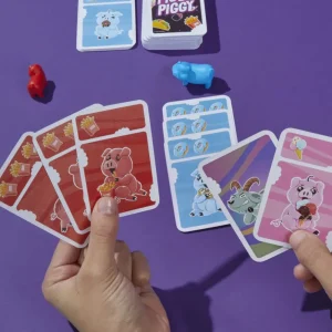 Sale Piggy Piggy, Gioco Di Carte Divertente Per Famiglie, Da 2 A 6 Giocatori, Dai 7 Anni In Su Giochi Di Societa Per Bambini