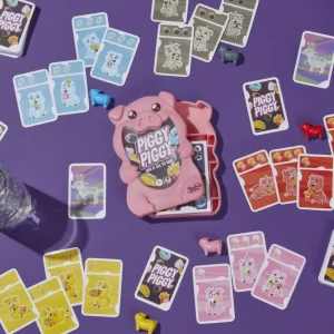 Sale Piggy Piggy, Gioco Di Carte Divertente Per Famiglie, Da 2 A 6 Giocatori, Dai 7 Anni In Su Giochi Di Societa Per Bambini