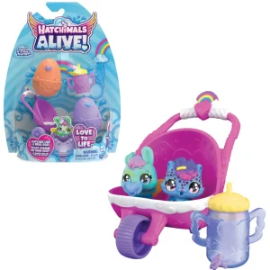 Online Alive, Confezione Con Due Uova Che Si Schiudono Con L'Acqua E Passeggino, Giocattoli Per Bambine E Bambini Dai 3 Anni In Su Fashion Dolls