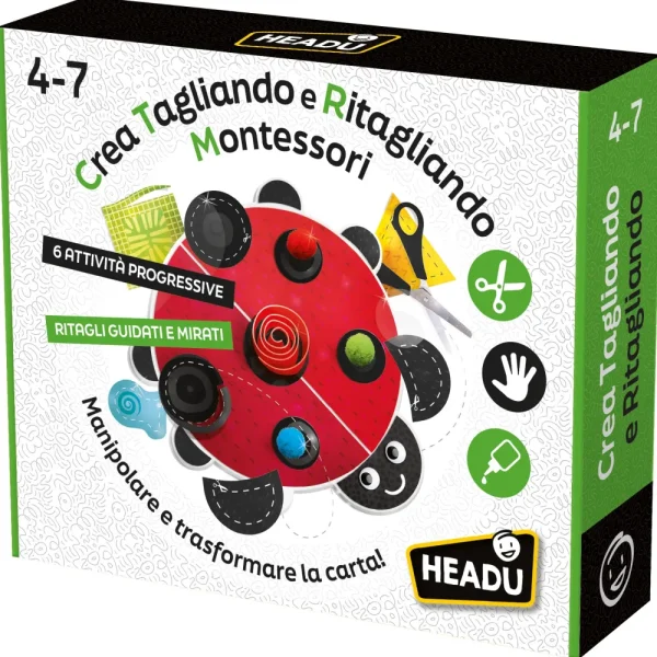 Best Sale Crea Tagliando E Ritagliando Montessori Tagli, Collage, Adesivi