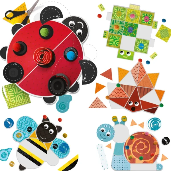 Best Sale Crea Tagliando E Ritagliando Montessori Tagli, Collage, Adesivi