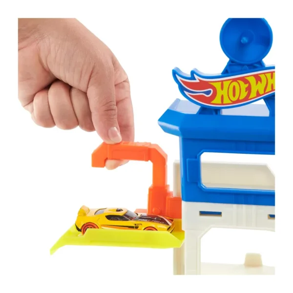 Cheap City Set Super Squalo Playset Con 1 Macchinina , Pista A Tema Nemesi, Si Collega Ad Altri Playset, Giocattolo Per Bambini Dai 4 Anni In Su Garage E Circuiti