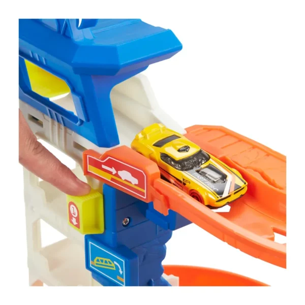 Cheap City Set Super Squalo Playset Con 1 Macchinina , Pista A Tema Nemesi, Si Collega Ad Altri Playset, Giocattolo Per Bambini Dai 4 Anni In Su Garage E Circuiti