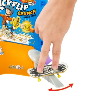 Store Skate Ciotola Per Cereali Da Skate Di Tony Hawk, Playset A Tema Cereali Con 1 Fingerboard E 1 Paio Di Scarpine Da Skate Garage E Circuiti