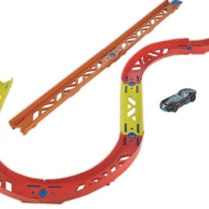Outlet Track Builder Unlimited Assortimento Di 7 Set Diversi E Macchinina Inclusa, 4+Anni Garage E Circuiti