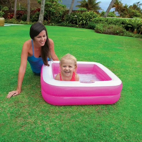 Cheap Piscina Baby Rettangolare 85X85X23 Cm Gonfiabili Per Bambini