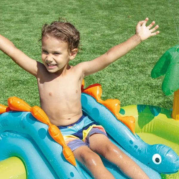 Cheap Play Center Dinosauri Piscina Gonfiabile, Multicolore, 191X152X58 Cm Gonfiabili Per Bambini