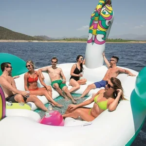 Cheap Isola Gonfiabile Unicorno Gigante Per 6 Persone ® (5.90 M) Gonfiabili Per Bambini