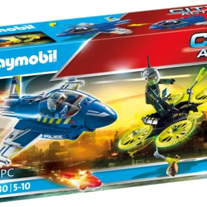 Flash Sale Jet Della Polizia E Drone Set Costruzioni