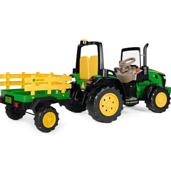 Flash Sale John Deere Dual Force Trailer E Il Rimorchio Per Il Trattore John Deere Dual Force. Cavalcabili Elettrici