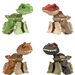 Hot Fierce Changers Personaggi Hidden Hatchers, Uovo Giocattolo 2 In 1 Trasformabile In Dinosauro Action Figures