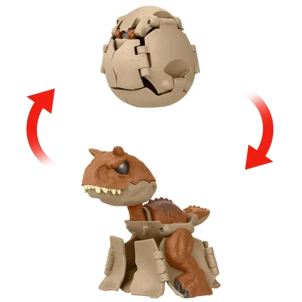 Hot Fierce Changers Personaggi Hidden Hatchers, Uovo Giocattolo 2 In 1 Trasformabile In Dinosauro Action Figures