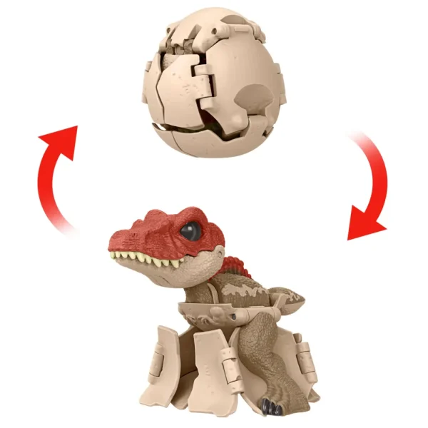 Hot Fierce Changers Personaggi Hidden Hatchers, Uovo Giocattolo 2 In 1 Trasformabile In Dinosauro Action Figures