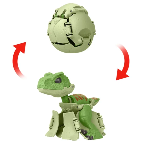 Hot Fierce Changers Personaggi Hidden Hatchers, Uovo Giocattolo 2 In 1 Trasformabile In Dinosauro Action Figures