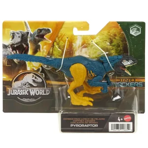 Store Pericolo Giurassico Pyroraptor, Dinosauro Snodato Con Design Autentico, Specie Di Medie Dimensioni Lungo 18 Cm E Alto 7+ Cm Action Figures