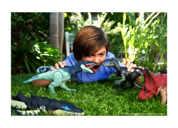 Store Ruggito Selvaggio, Eocarcaria, Con Suoni E Mossa D'Attacco, Dimensioni Medie, Snodato E Con Gioco Digitale, Giocattolo Per Bambini, 4+ Anni, Hlp17 Macchinine Bambini
