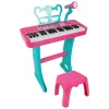Discount Keyboard Set With Stool Girl Giochi E Strumenti Musicali