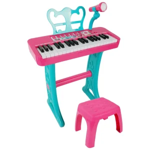 Discount Keyboard Set With Stool Girl Giochi E Strumenti Musicali