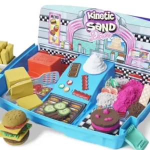 Shop Valigetta Diner, 900 Gr Di Sabbia Colorata, 8 Accessori E Formine Inclusi, Sabbia Cinetica, Giochi Per Bambini E Bambine, 3+ Anni Mosaici, Sabbia, Glitter