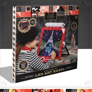 Flash Sale Lavagnetta 3 In 1 Con Led, Gessetti E Pennarelli Kit Artistici E Pittura