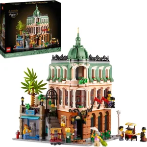 Fashion 10297 Boutique Hotel, Set Modellini Da Costruire Per Adulti, Edificio Modulare Da Collezione Con 7 Minifigure Mattoncini
