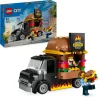 Best Sale 60404 Furgone Degli Hamburger Giocattolo, Veicolo Per Bambini 5+ Anni, Camion Food Truck Con Accessori E 2 Minifigure Mattoncini