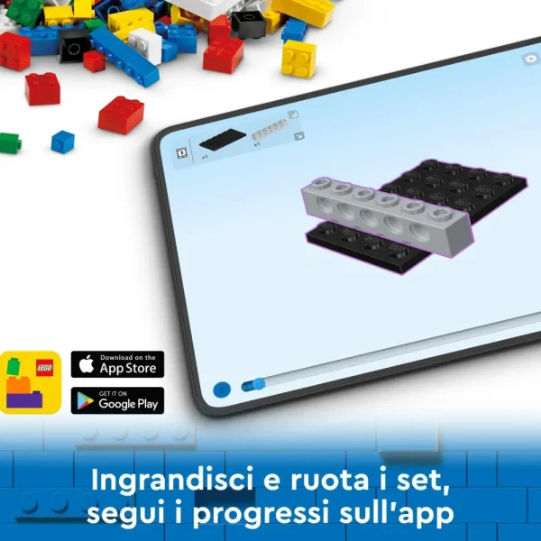 Best Sale 60404 Furgone Degli Hamburger Giocattolo, Veicolo Per Bambini 5+ Anni, Camion Food Truck Con Accessori E 2 Minifigure Mattoncini