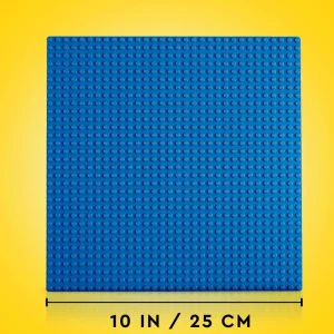 Shop Classic 11025 Base Blu, Tavola Per Costruzioni Quadrata Con 32 32 Bottoncini, Piattaforma Classica Per Mattoncini Mattoncini