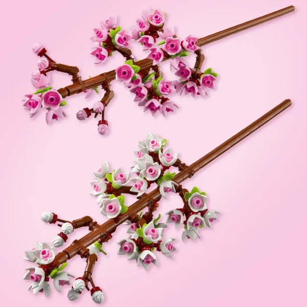 Outlet 40725 Fiori Di Ciliegio, Set Per Adulti E Bambini 8+ Anni, Regalo Per San Valentino, Per Donna, Uomo, Lei O Lui Mattoncini