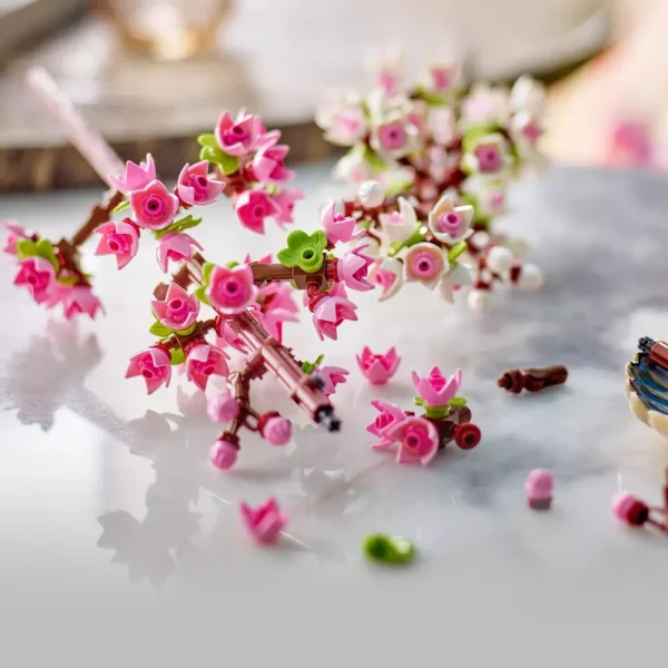 Outlet 40725 Fiori Di Ciliegio, Set Per Adulti E Bambini 8+ Anni, Regalo Per San Valentino, Per Donna, Uomo, Lei O Lui Mattoncini