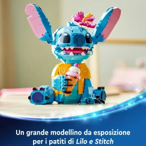 Shop Disney 43249 Stitch, Gioco Per Bambini 9+, Personaggio Da Costruire Con Parti Mobili, Idea Regalo Divertente Dal Film Mattoncini