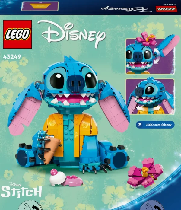 Shop Disney 43249 Stitch, Gioco Per Bambini 9+, Personaggio Da Costruire Con Parti Mobili, Idea Regalo Divertente Dal Film Mattoncini