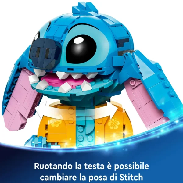 Shop Disney 43249 Stitch, Gioco Per Bambini 9+, Personaggio Da Costruire Con Parti Mobili, Idea Regalo Divertente Dal Film Mattoncini